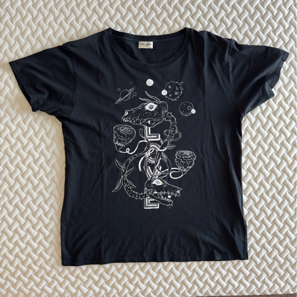 Saint Laurent Black T-Shirt